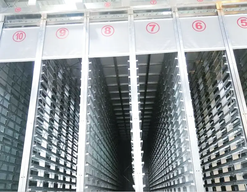 Blok mesin bata curing kiln